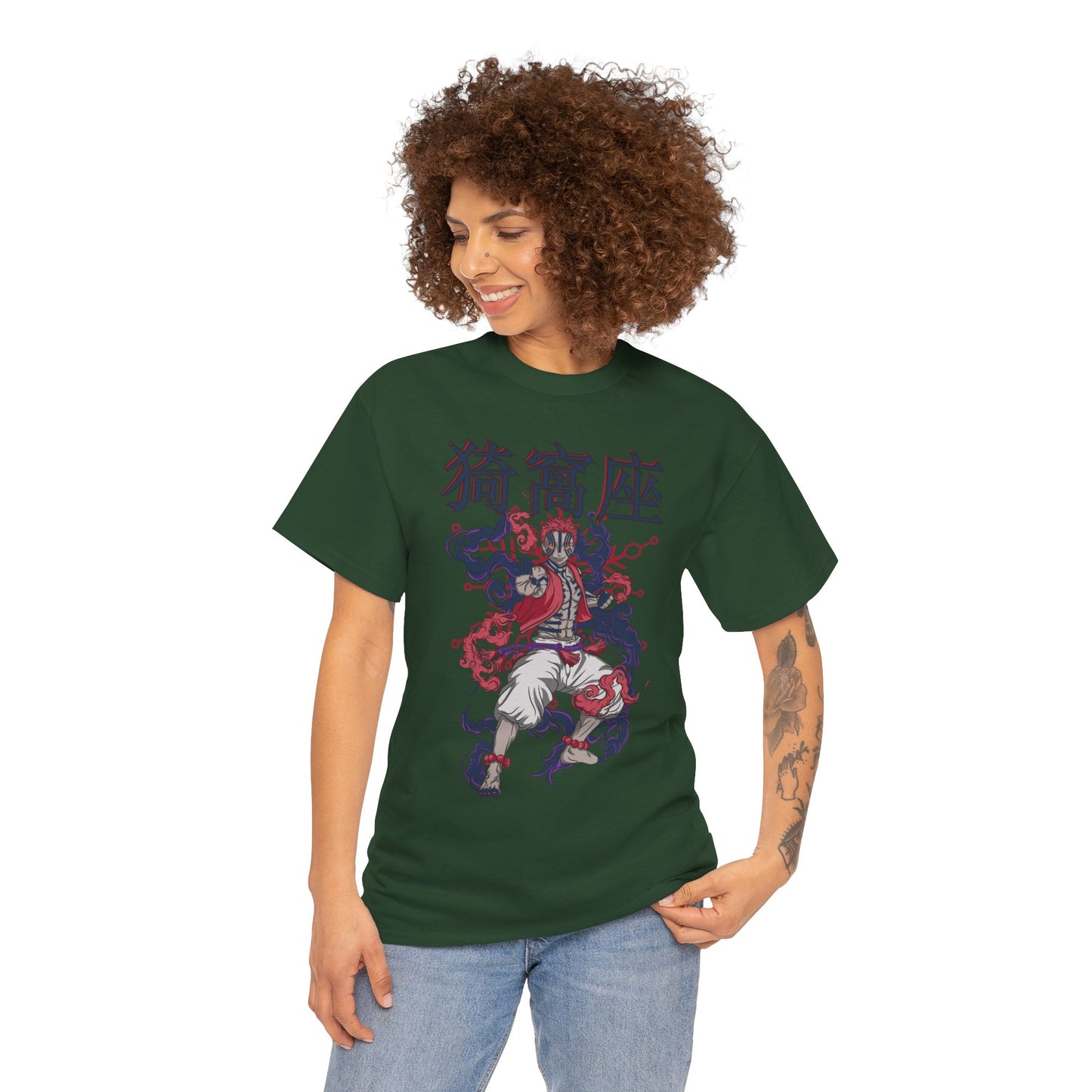 Akaza Blood Demon Art T-Shirt | Demon Slayer Anime Streetwear Tee