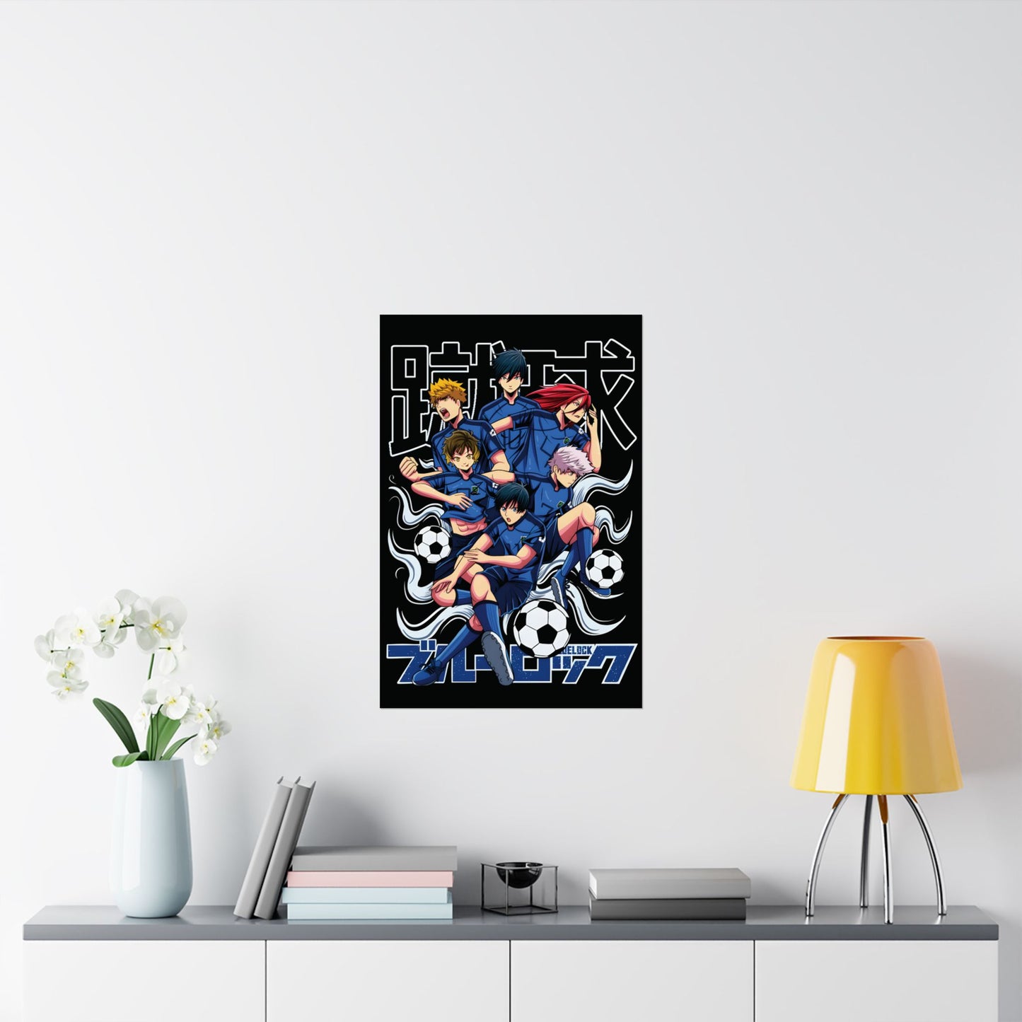 Blue Lock Team Z Matte Vertical Poster | Anime Soccer Wall Art