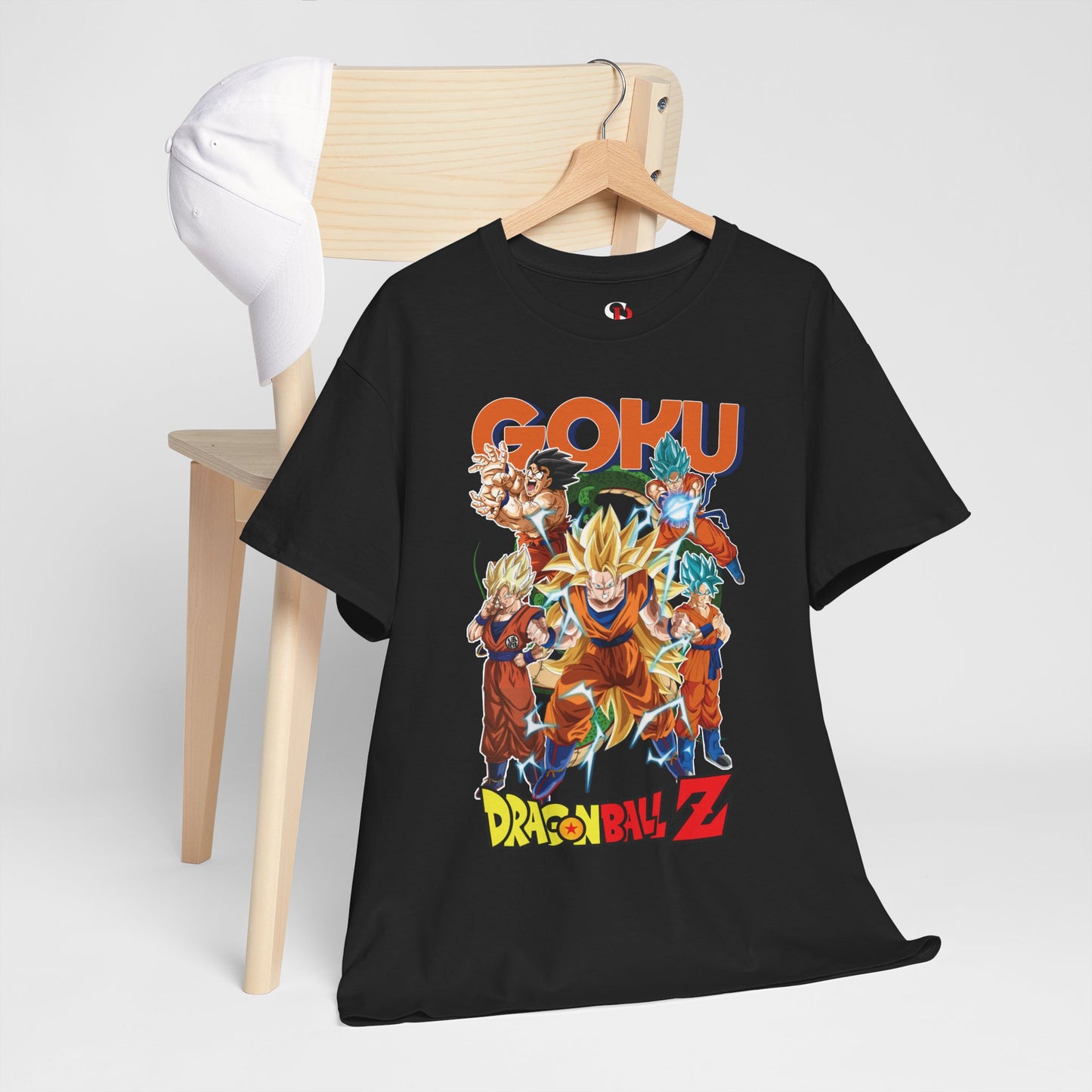Goku “Legacy of Power” Unisex Heavy Cotton T-Shirt | Dragon Ball Z Streetwear Tee
