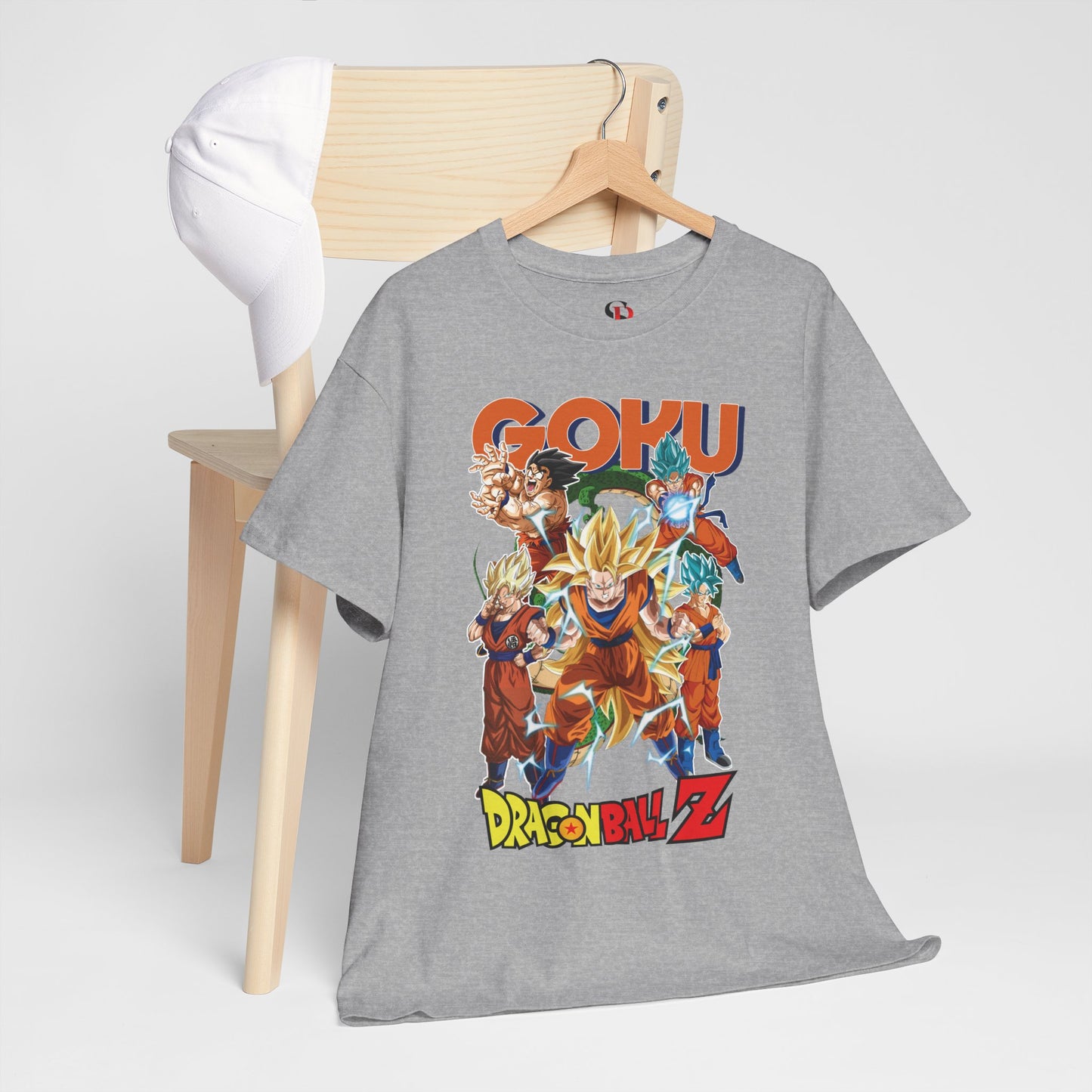 Goku “Legacy of Power” Unisex Heavy Cotton T-Shirt | Dragon Ball Z Streetwear Tee