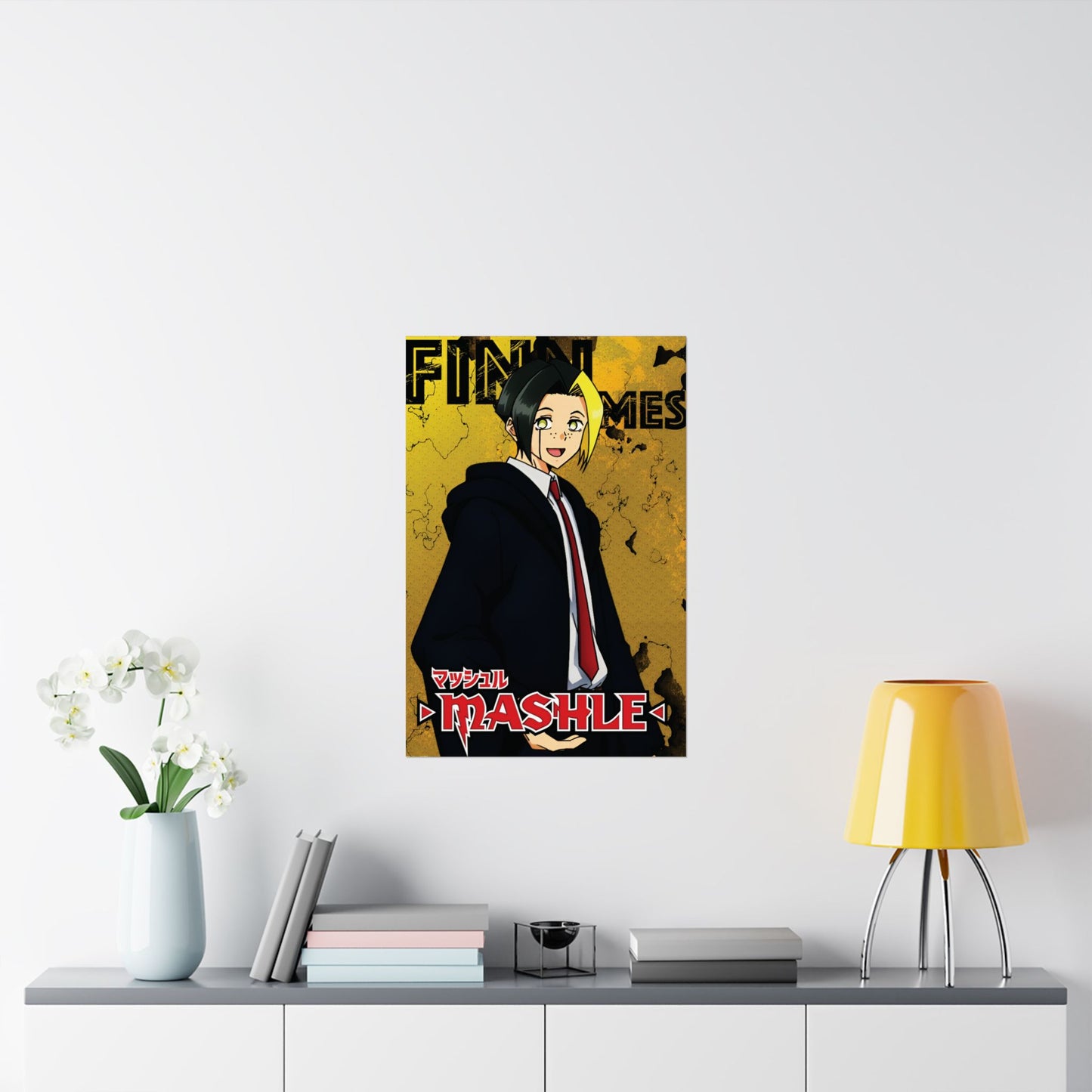 Finn Ames Matte Vertical Poster | Mashle: Magic and Muscles Anime Wall Art