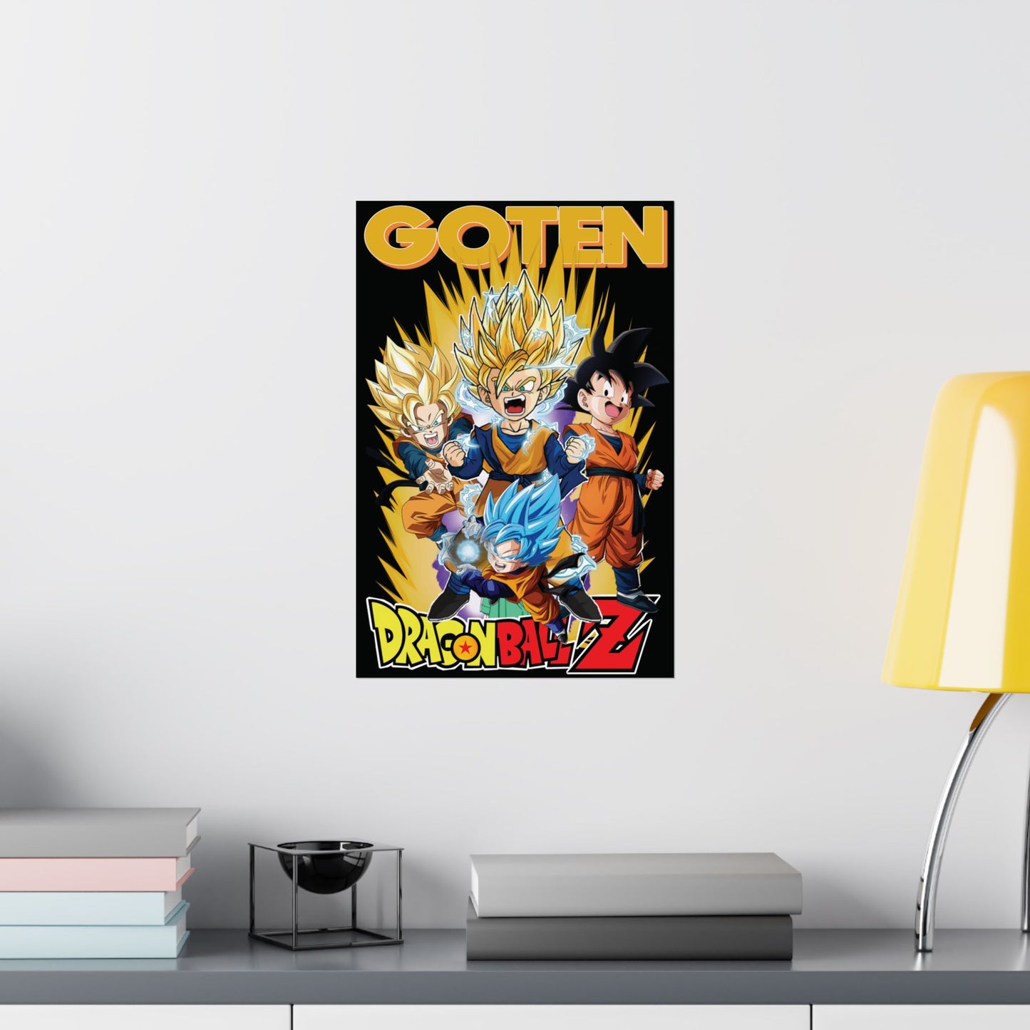 Goten “Next Gen Saiyan” Matte Vertical Poster | Dragon Ball Z Anime Wall Art