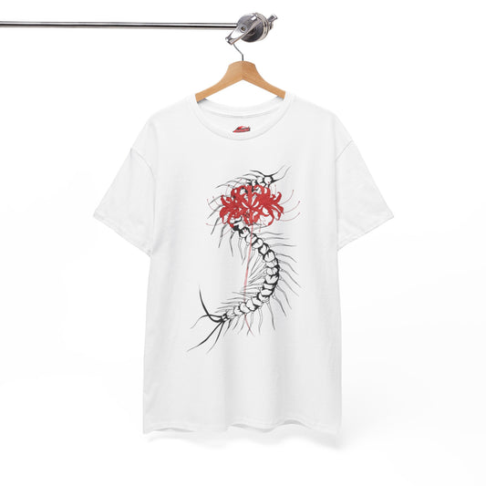 Kaneki Centipede Graphic Personalizable Unisex Heavy Cotton T-Shirt | Tokyo Ghoul Anime Streetwear Tee