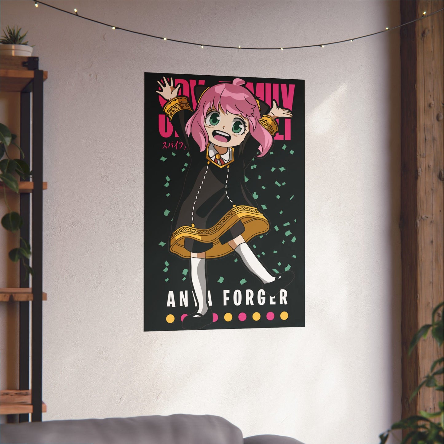 Anya Forger II Matte Vertical Poster | Spy x Family Anime Wall Art