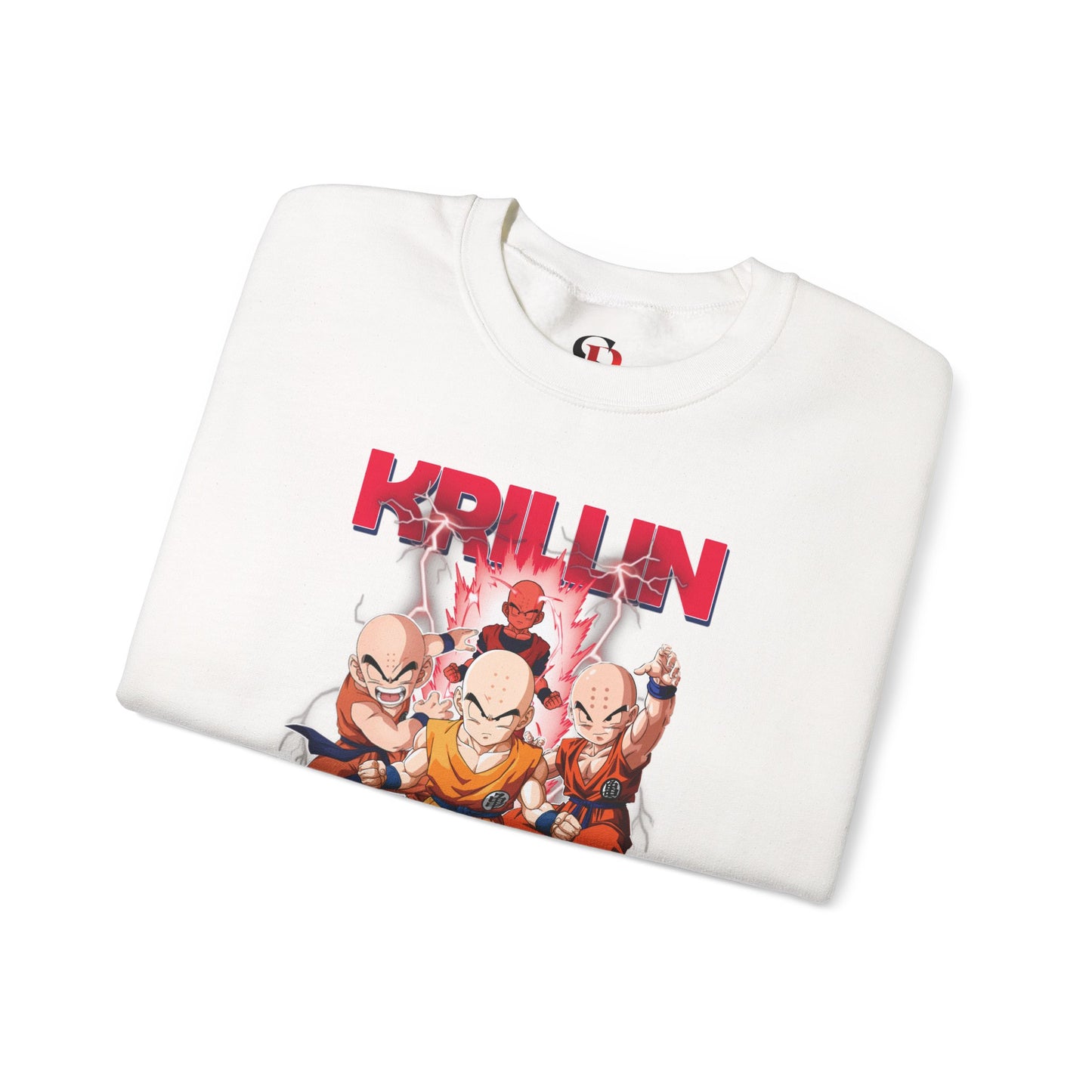 Krillin “Earth’s Strongest” Unisex Heavy Crewneck | Dragon Ball Z Streetwear Sweatshirt