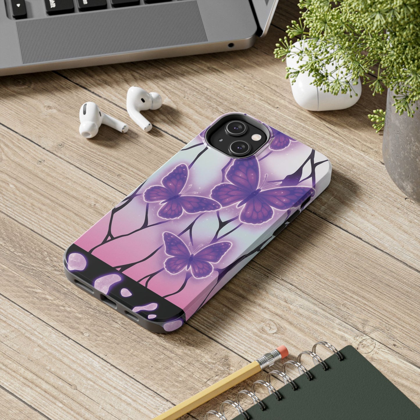 Insect Haori “Butterfly Dream” Double Layered Phone Case