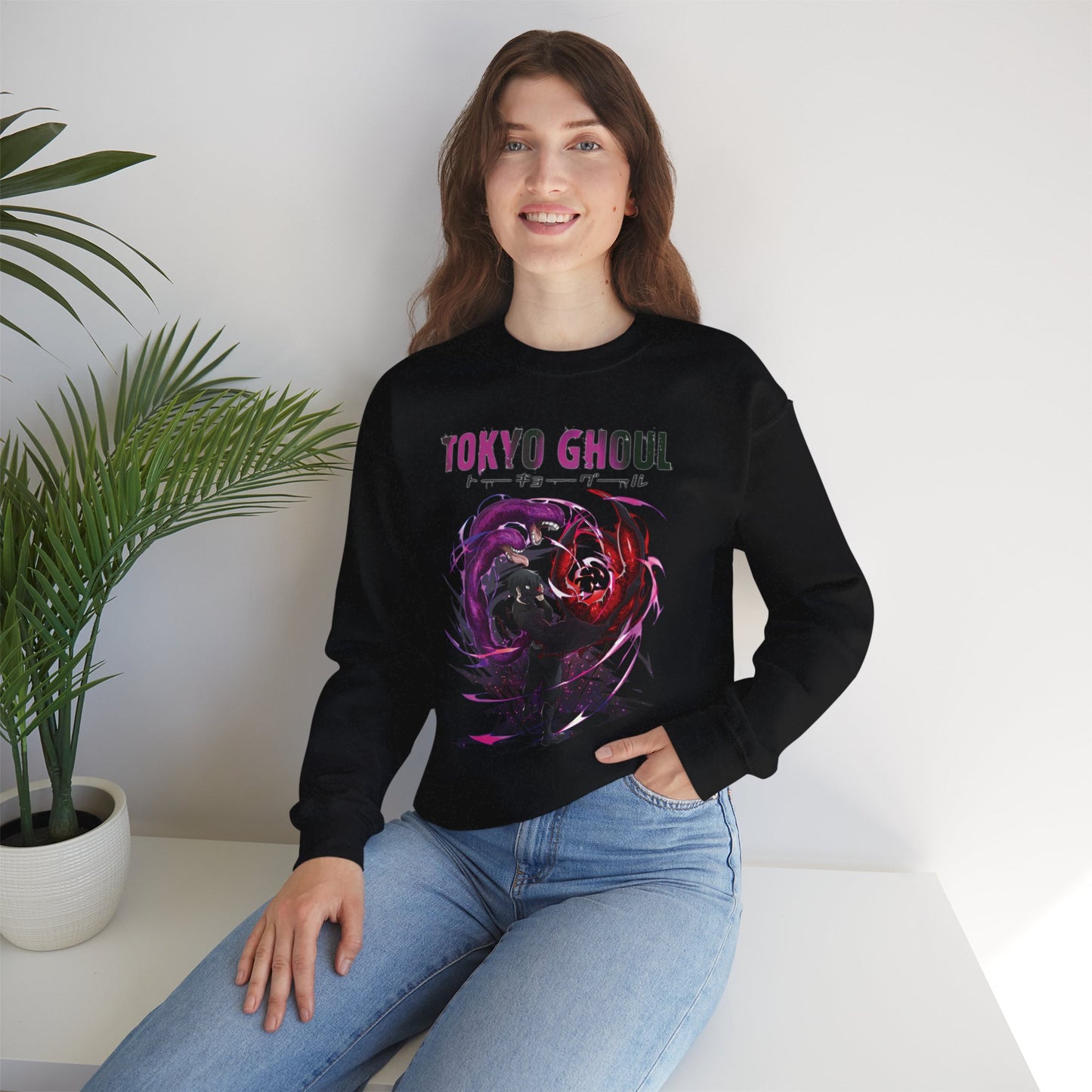 Ken Kaneki Chimera Kagune Unisex Heavy Blend Crewneck Sweatshirt