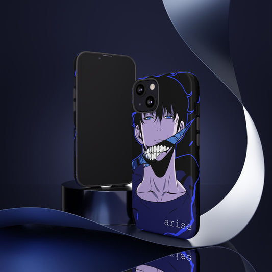 Sung Jinwoo vs Statue of God V Double Layered Phone Case | Anime-Inspired Protective Case | Shadow Monarch iPhone & Samsung Cover