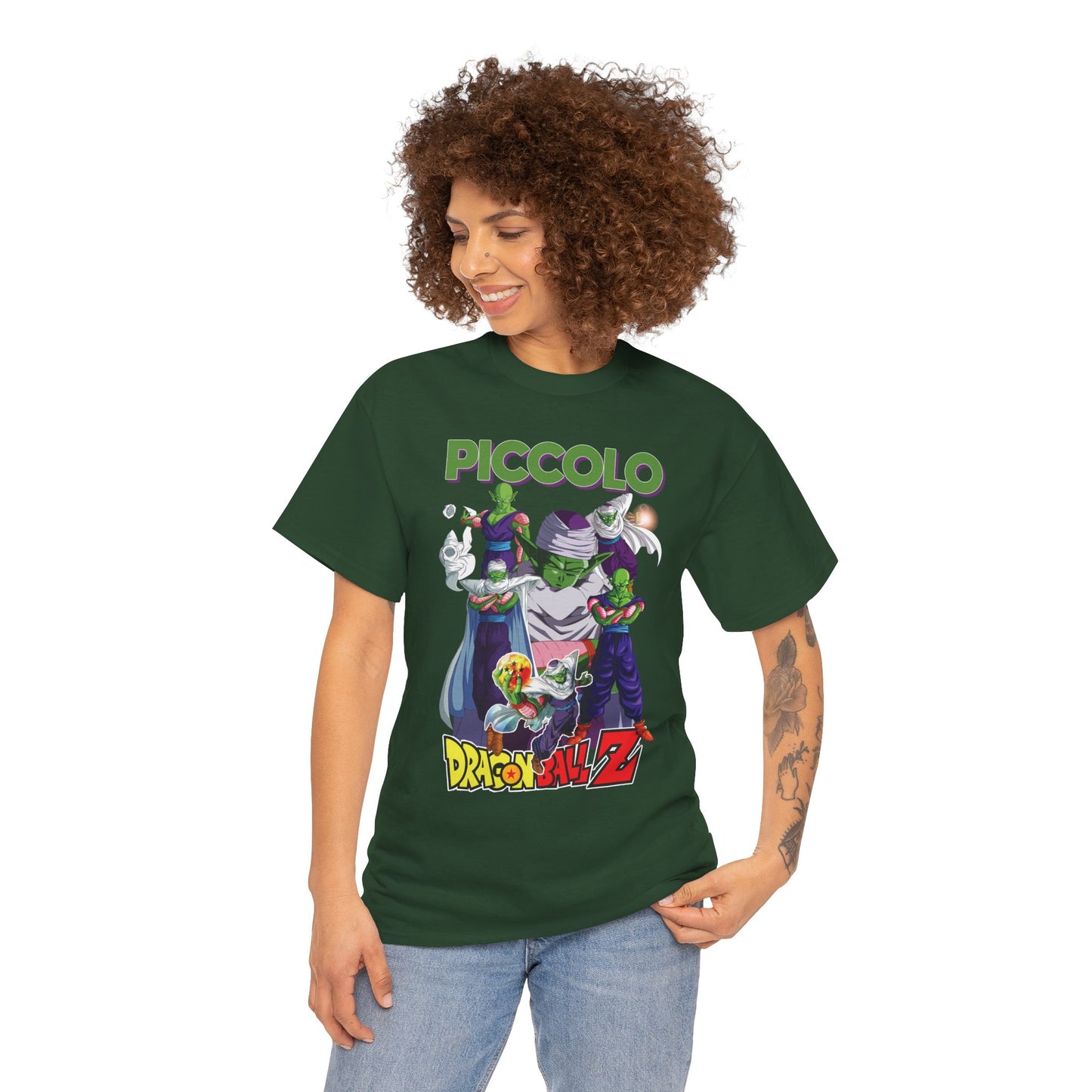 Piccolo “Namekian Pride” Unisex Heavy Cotton T-Shirt | Dragon Ball Z Streetwear Tee