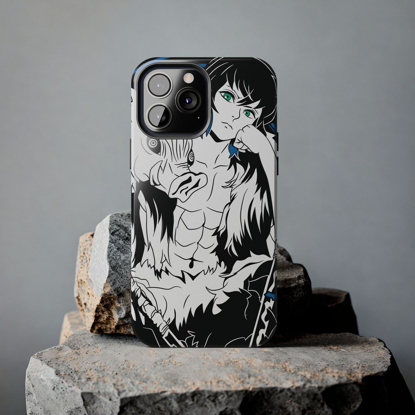 Inosuke Double Layered Phone Case| Demon Slayer-Inspired Anime Case