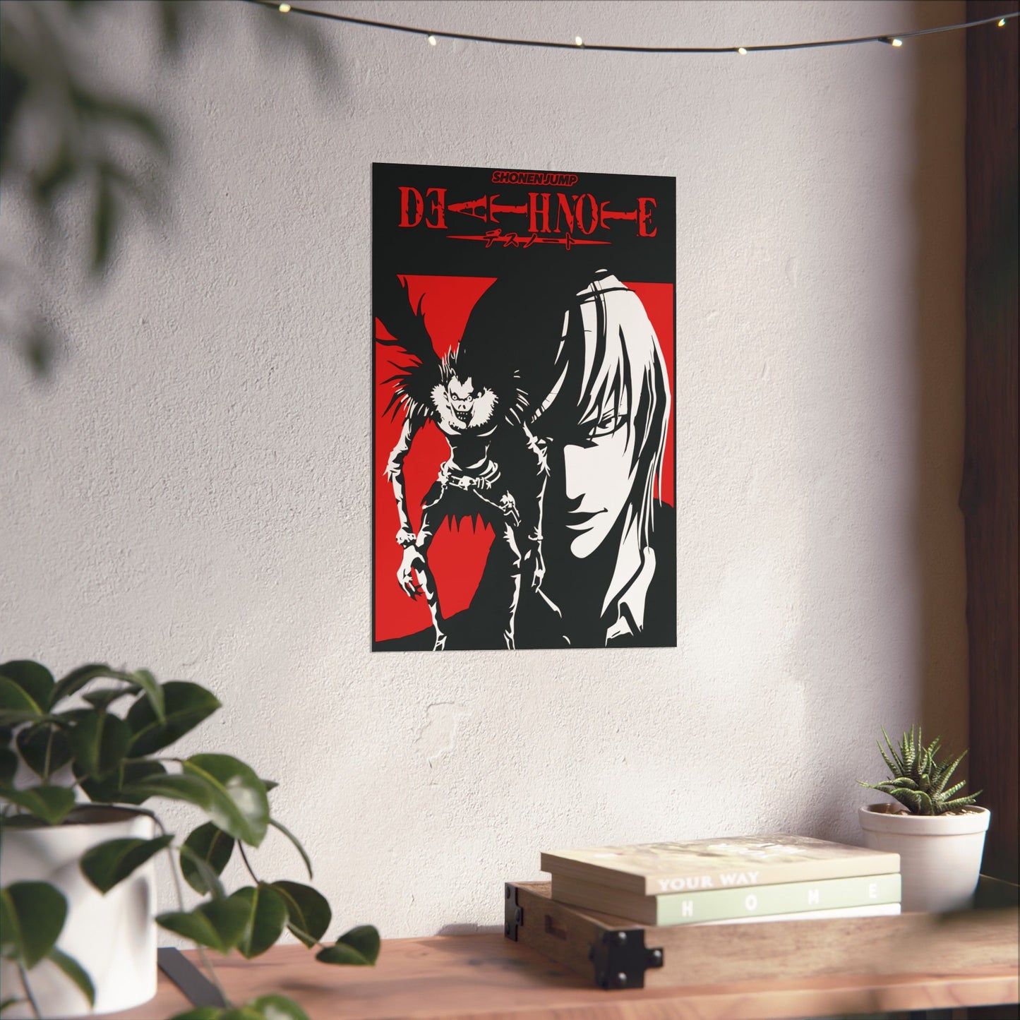 Shonen Jump Death Note Matte Vertical Poster | Light Yagami x Ryuk Wall Art