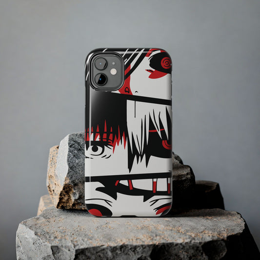 Crimson Gaze Double Layered Phone Case | Anime Protective Case | Kaneki Dark Otaku Phone Cover