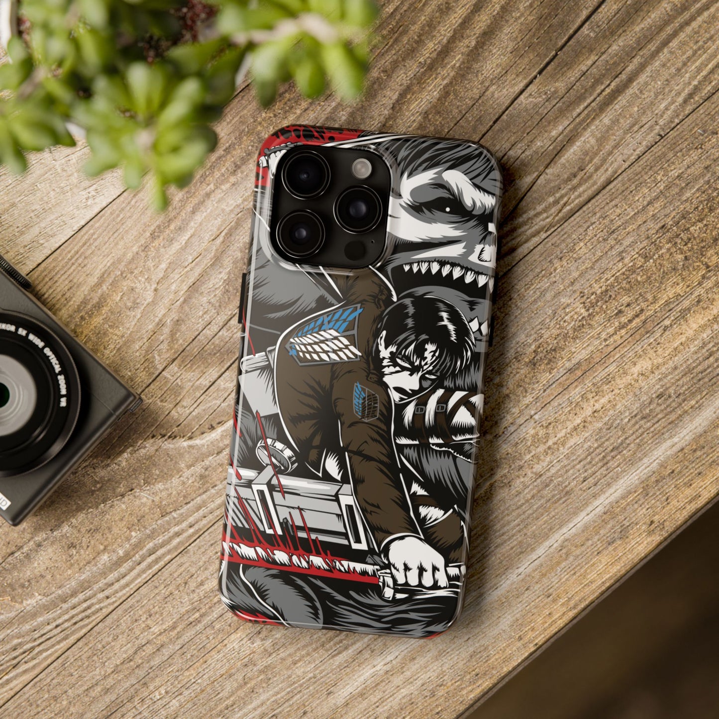 Levi vs Beast Titan Double Layered Phone Case | Attack on Titan-Inspired Protective Anime Case
