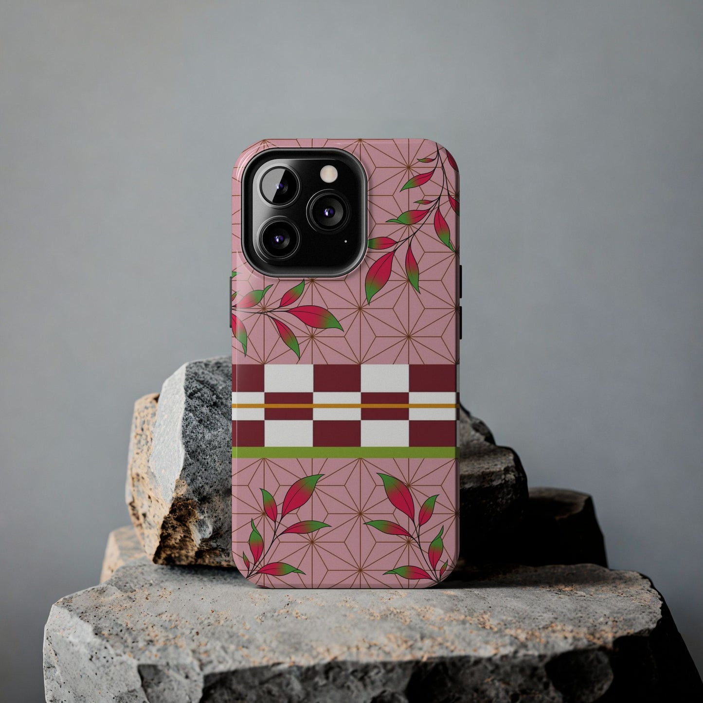 Demon Flower Haori Double Layered Phone Case