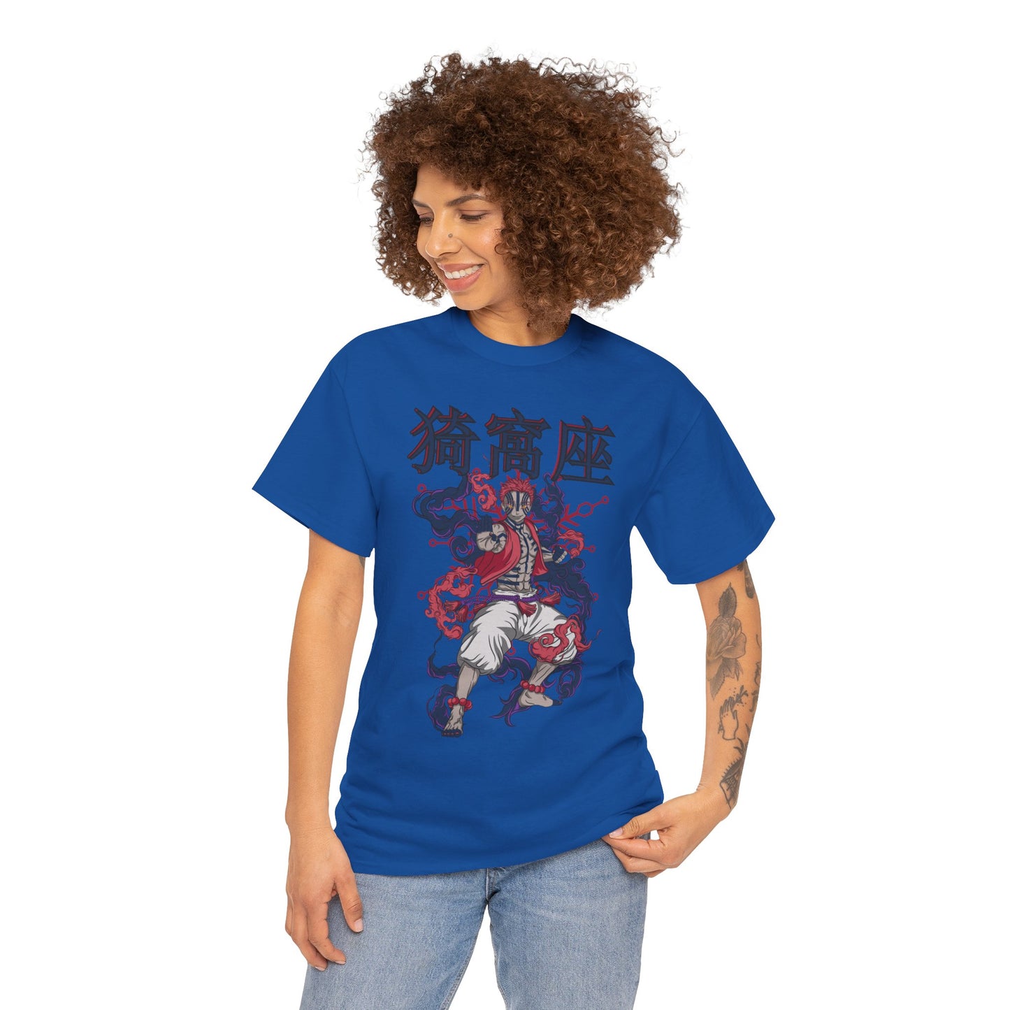 Akaza Blood Demon Art T-Shirt | Demon Slayer Anime Streetwear Tee