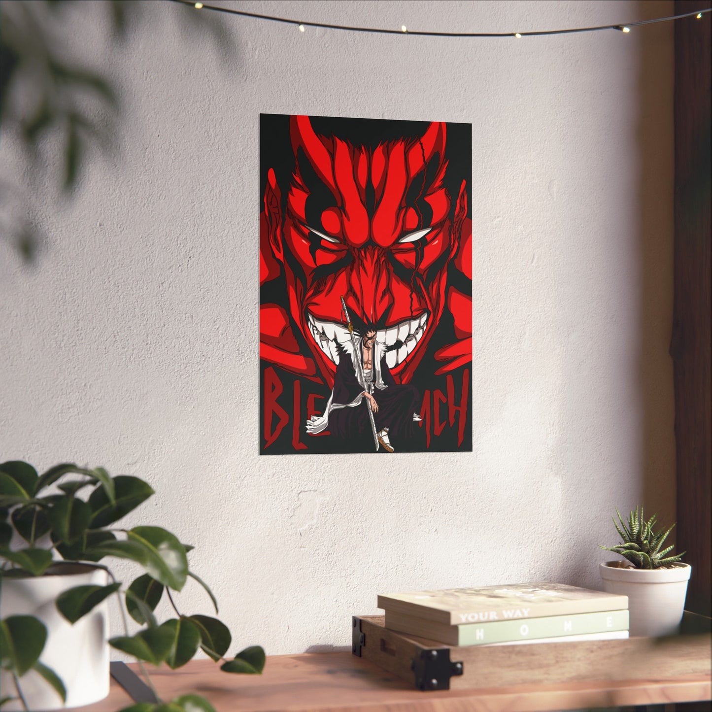 Zaraki Kenpachi Matte Vertical Poster | Bleach Anime Wall Art