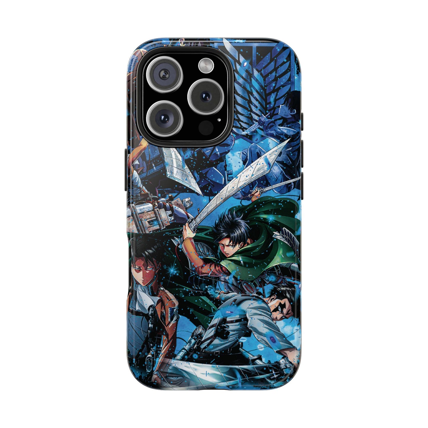 Levi Ackerman Double Layered Phone Case | Attack on Titan-Inspired Protective Anime Case