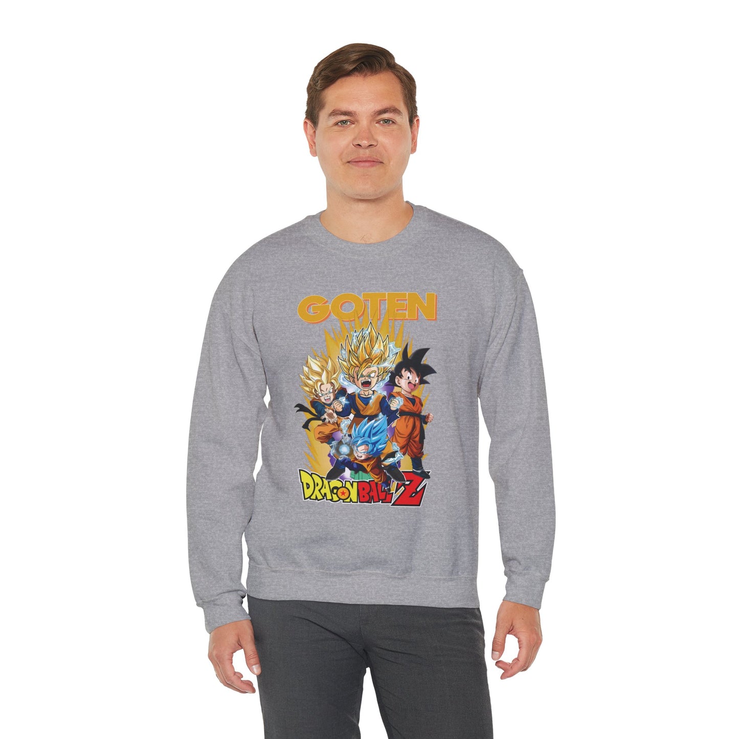 Goten “Next Gen Saiyan” Unisex Heavy Crewneck | Dragon Ball Z Streetwear Sweatshirt