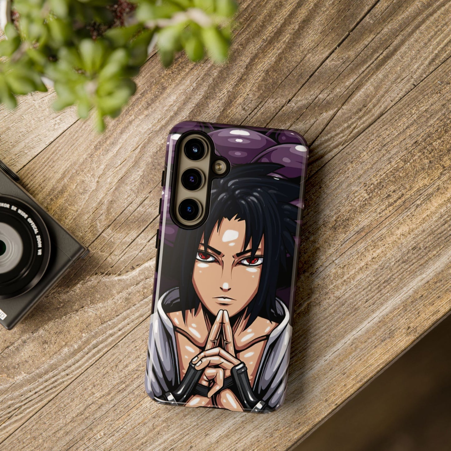 Sasuke Uchiha Mangekyou Sharingan Double Layered Phone Case