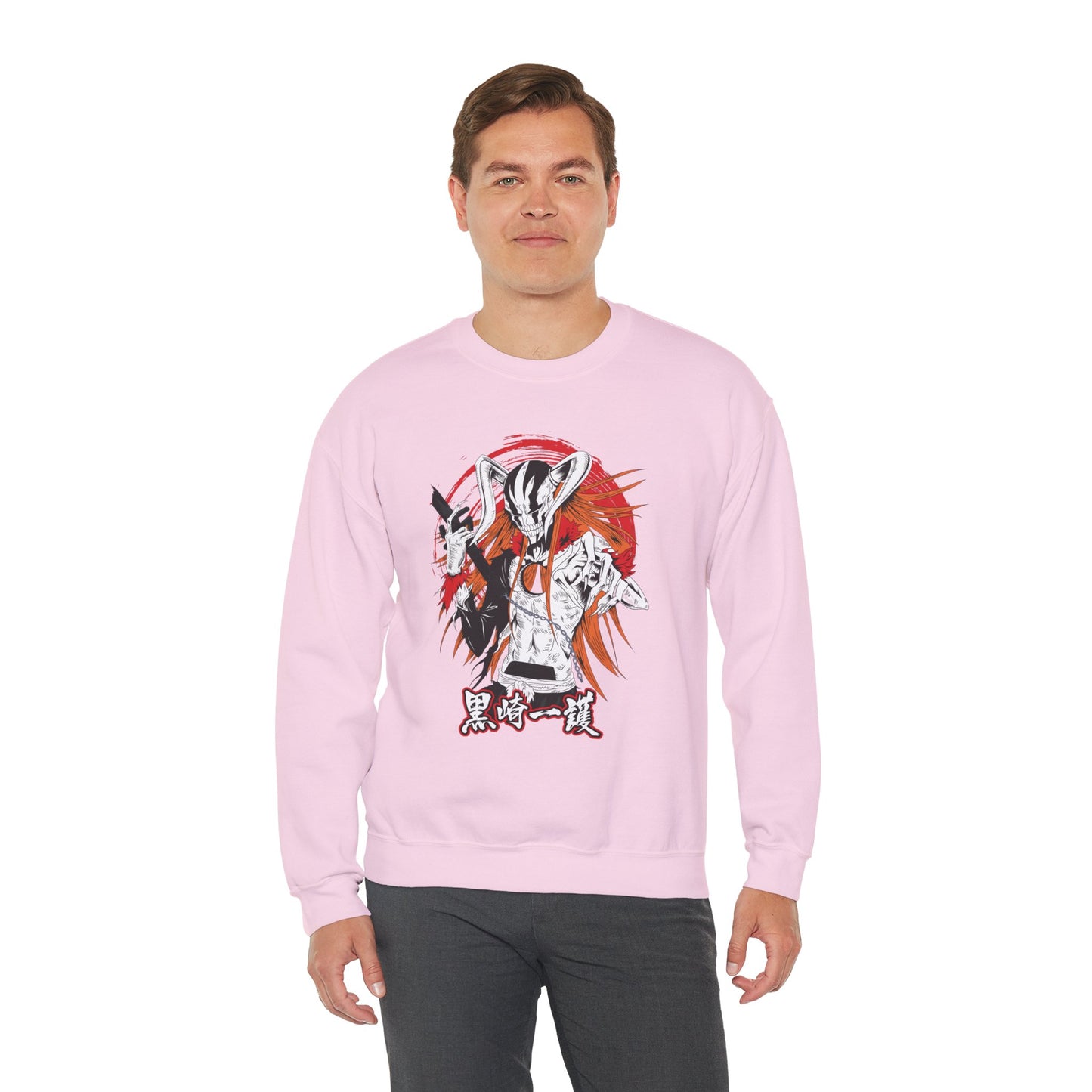 Ichigo Vasto Lorde Unisex Heavy Blend Crewneck Sweatshirt | Bleach Anime Streetwear