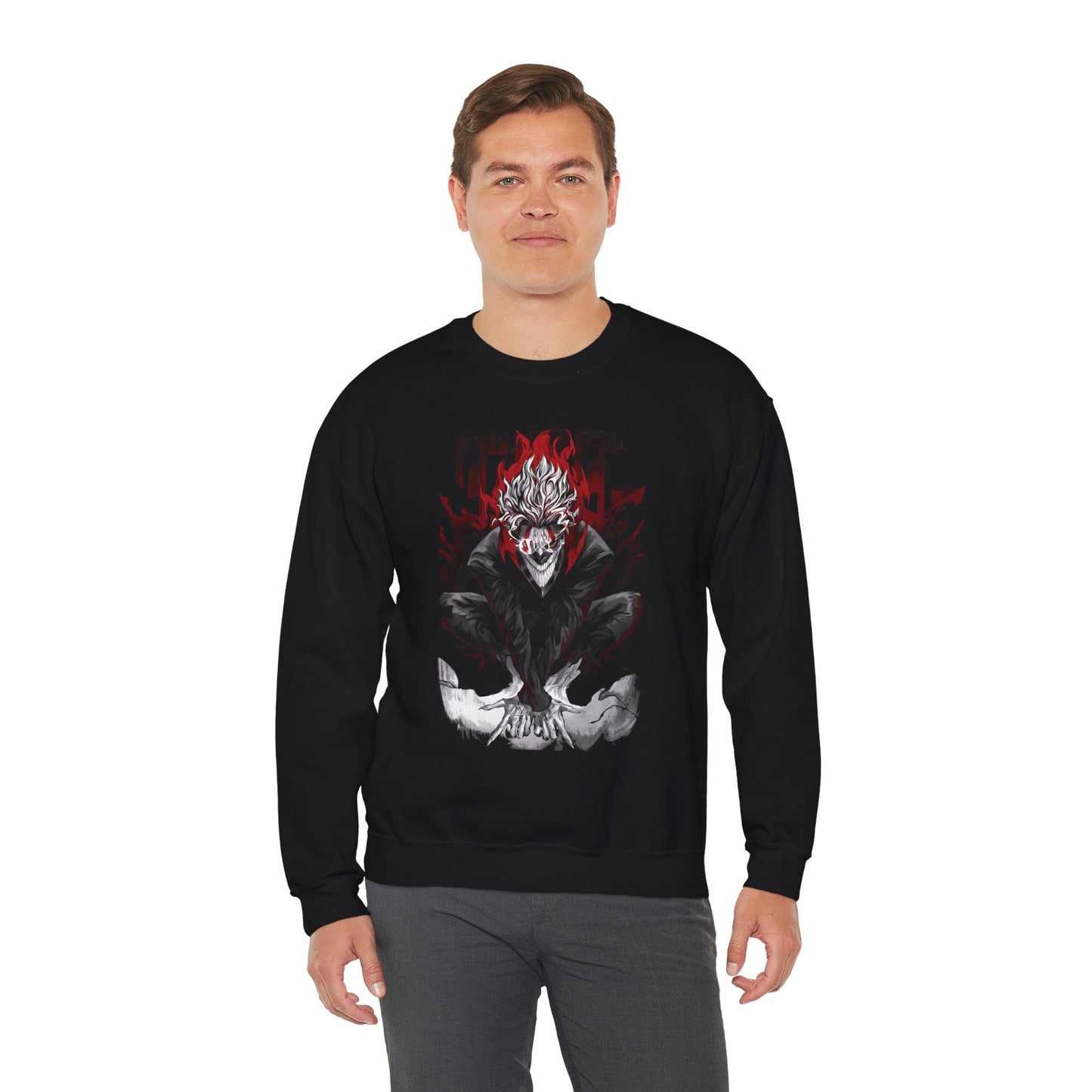 Okarun “Turbo Granny Mode” Unisex Heavy Crewneck | Dandadan Streetwear Sweatshirt