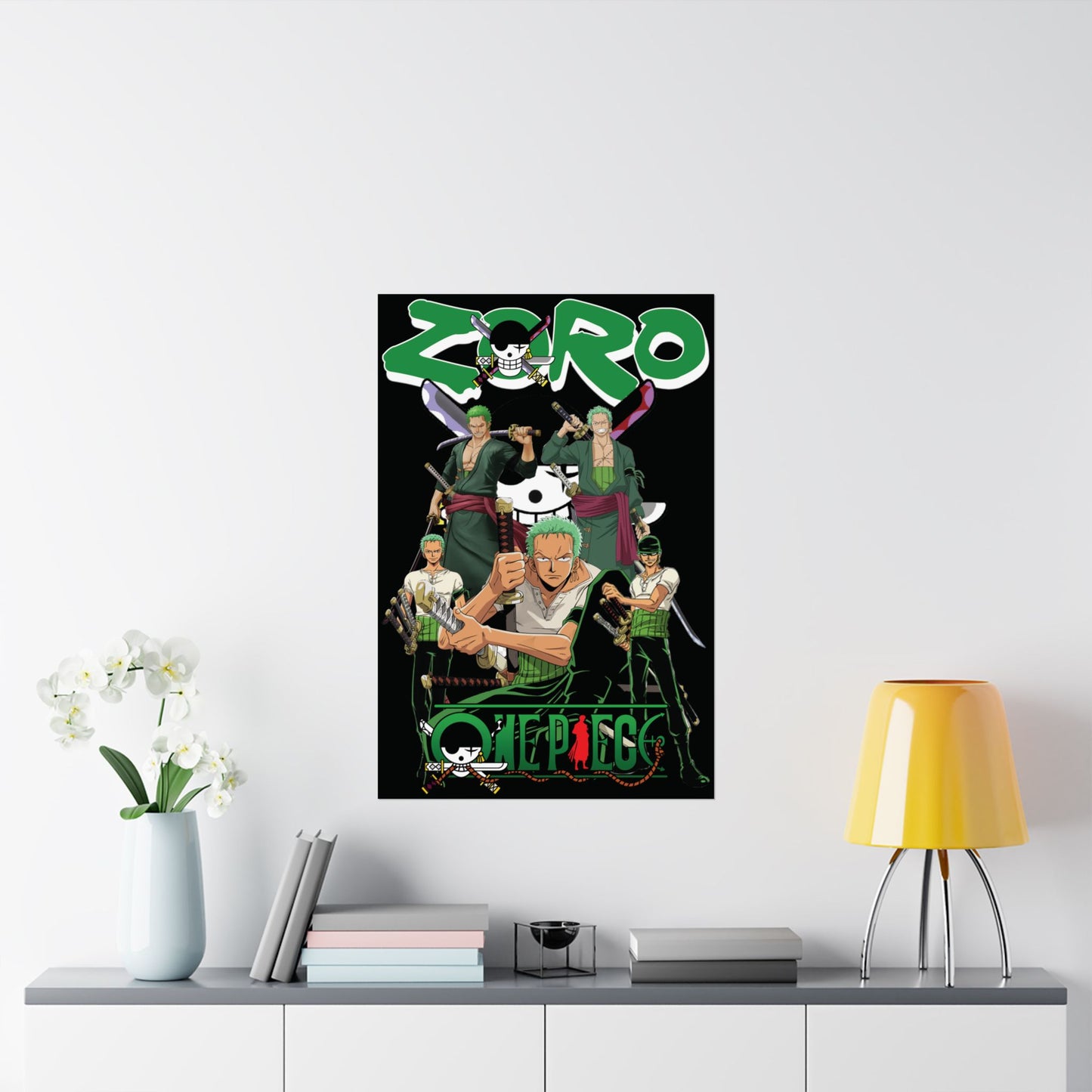 Zoro “King of Swords” Matte Vertical Poster | One Piece Anime Wall Art