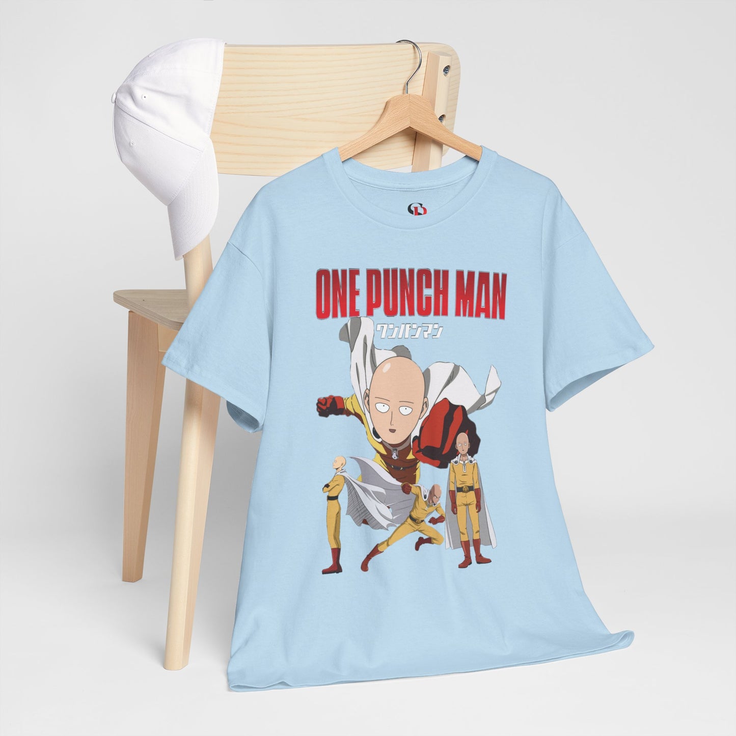 Saitama Unisex Heavy Cotton T-Shirt | One Punch Man Anime Graphic Tee