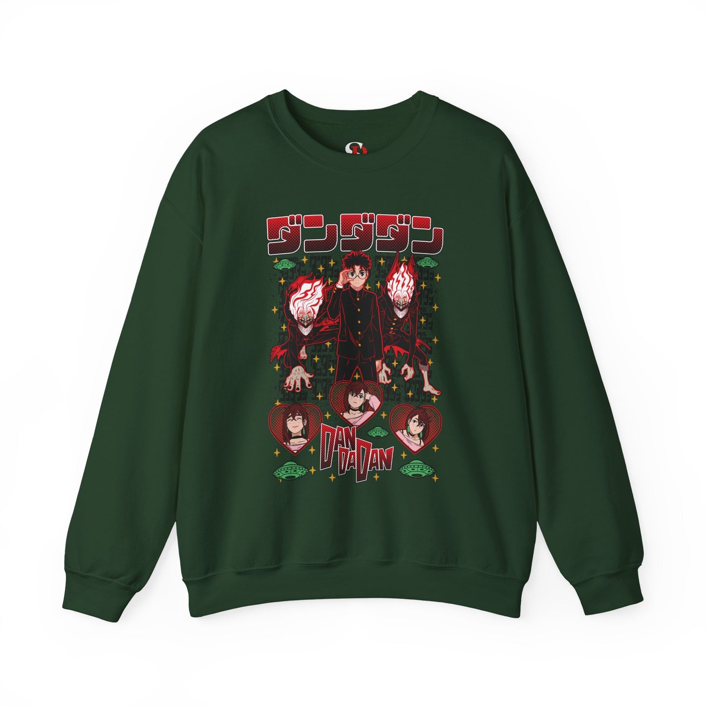 Okarun x Momo II Unisex Heavy Crewneck | Dandadan Streetwear Sweatshirt