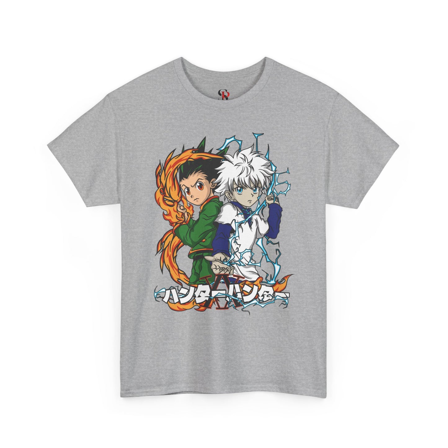 Gon and Killua Duo Unisex Heavy Cotton T-Shirt | Hunter x Hunter Anime Tee