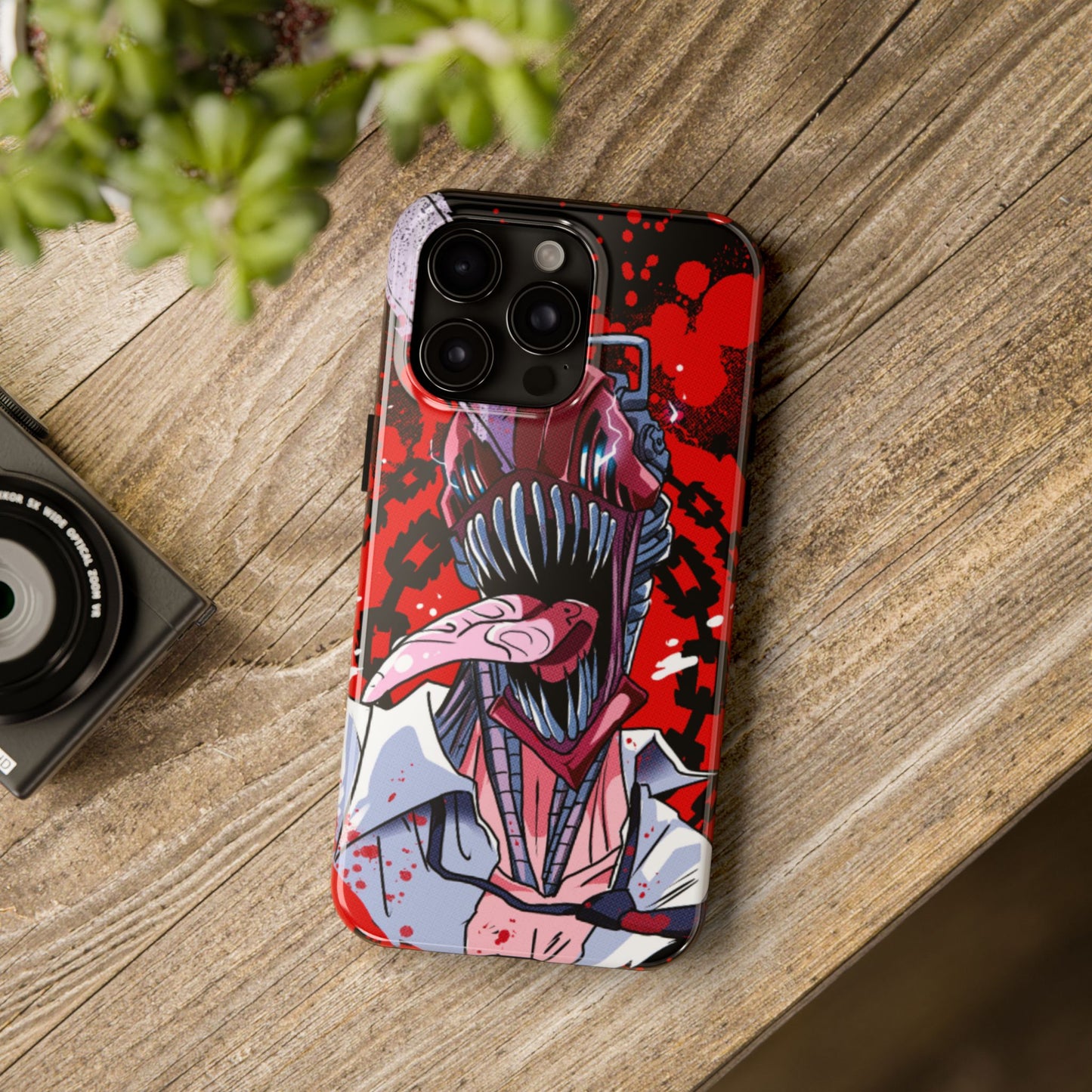 Chainsaw Devil Double Layered Phone Case | Chainsaw Man-Inspired Protective Anime Case