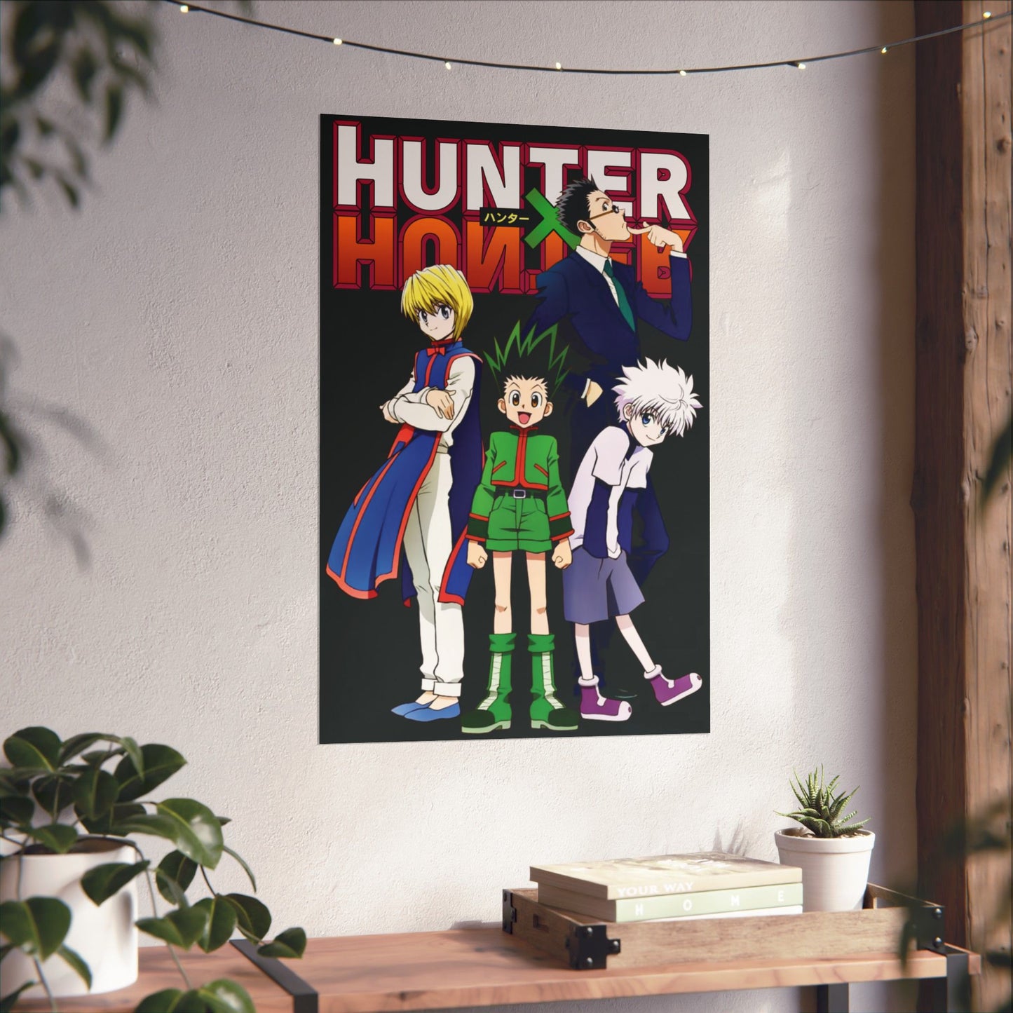 Gon’s Core Group Matte Vertical Poster | Hunter x Hunter Anime Wall Art