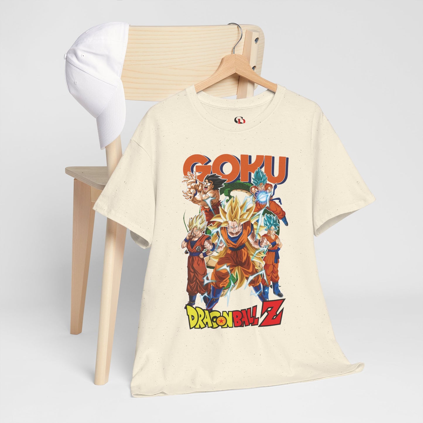 Goku “Legacy of Power” Unisex Heavy Cotton T-Shirt | Dragon Ball Z Streetwear Tee