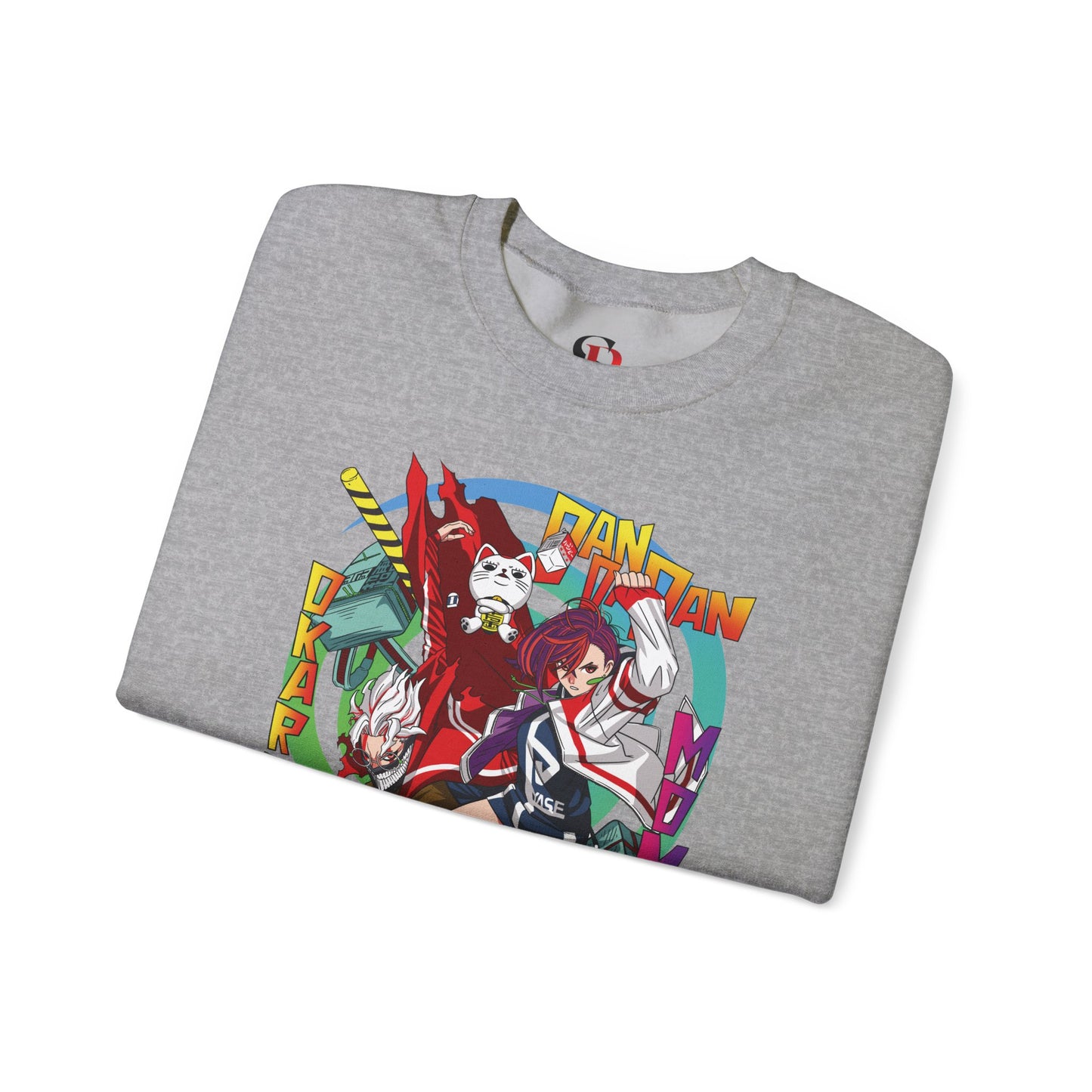 Okarun x Momo Unisex Heavy Crewneck | Dandadan Anime Streetwear Sweatshirt