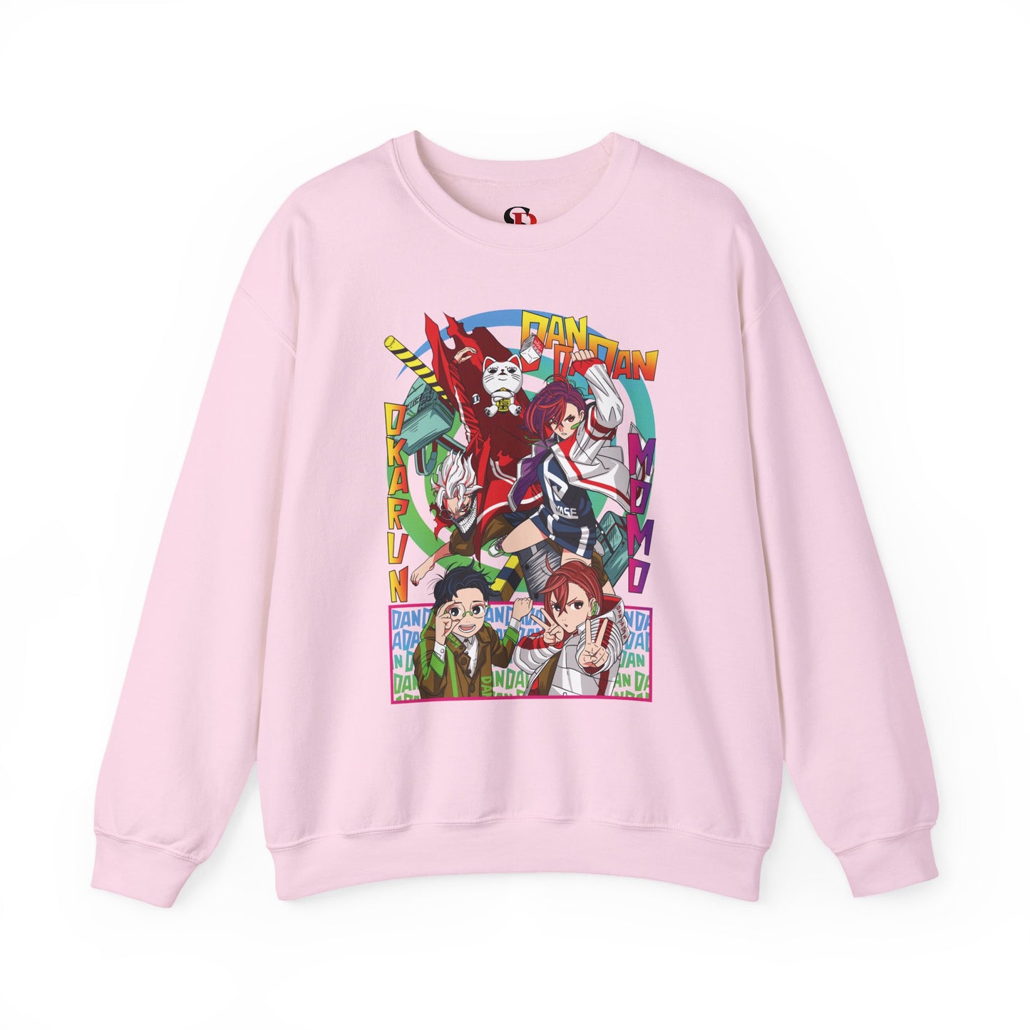 Okarun x Momo Unisex Heavy Crewneck | Dandadan Anime Streetwear Sweatshirt