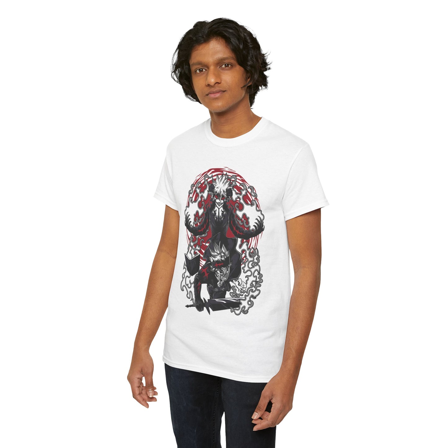 Asta & Liebe Devil Union Unisex Heavy Cotton T-Shirt | Black Clover Anime Streetwear Tee