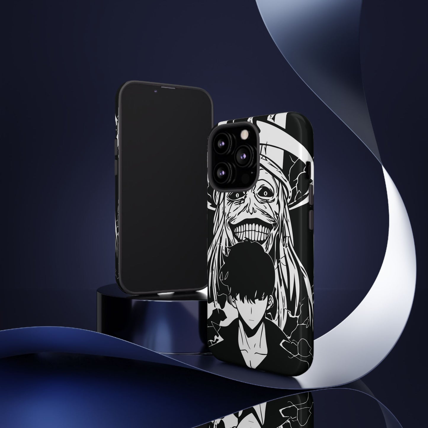 Sung Jinwoo vs Statue of God III Double Layered Phone Case