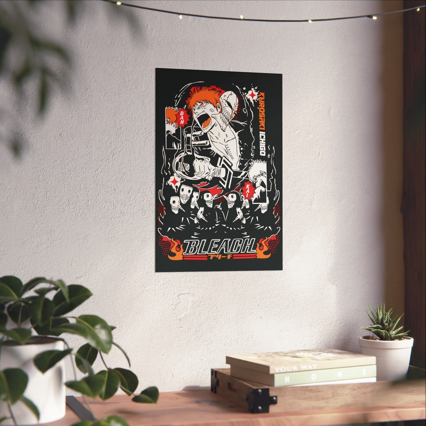 Hollow Ichigo Dark Reign Matte Vertical Poster | Bleach Anime Wall Art