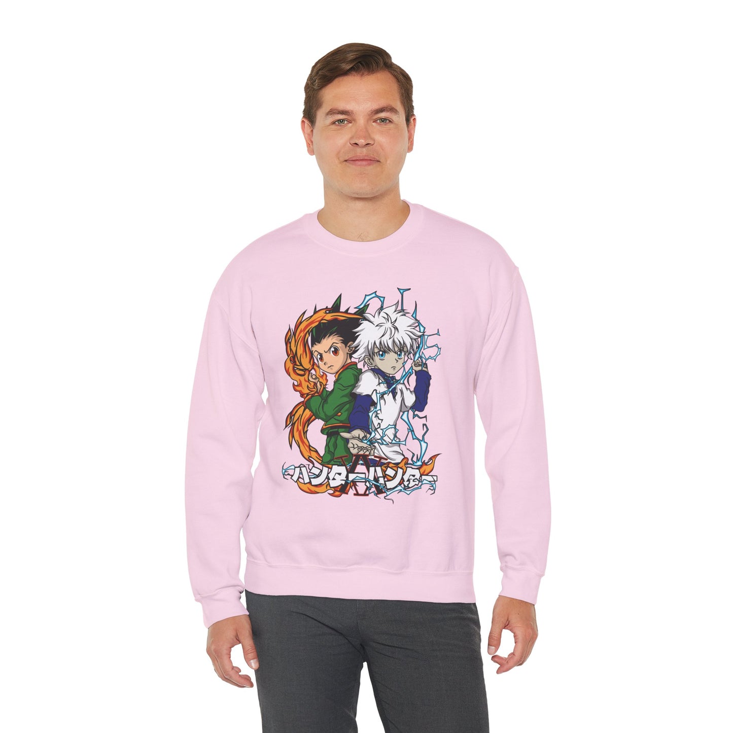Gon & Killua Duo Unisex Heavy Blend Crewneck Sweatshirt