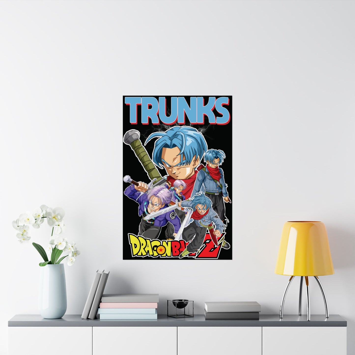 Trunks “Time Warrior” Matte Vertical Poster | Dragon Ball Z Anime Wall Art
