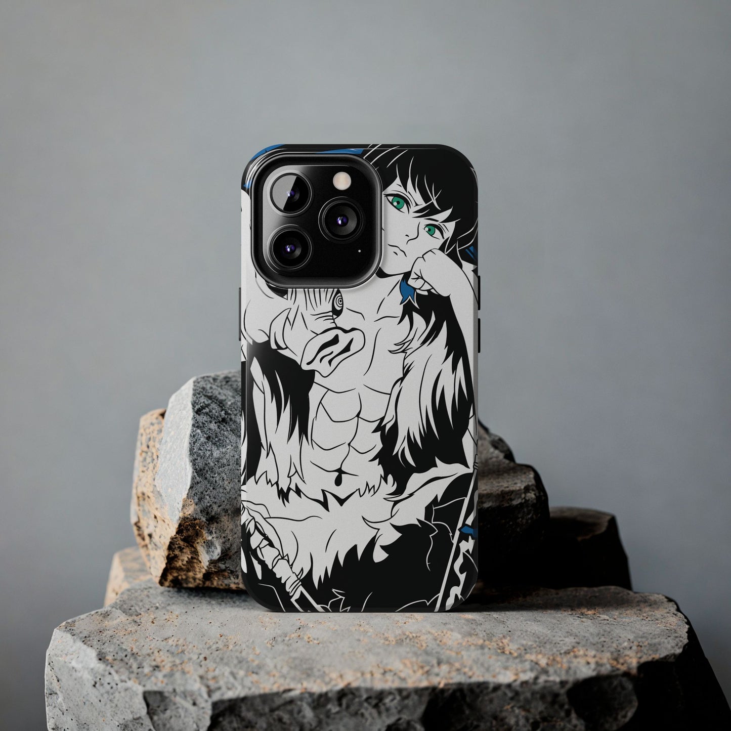 Inosuke Double Layered Phone Case| Demon Slayer-Inspired Anime Case