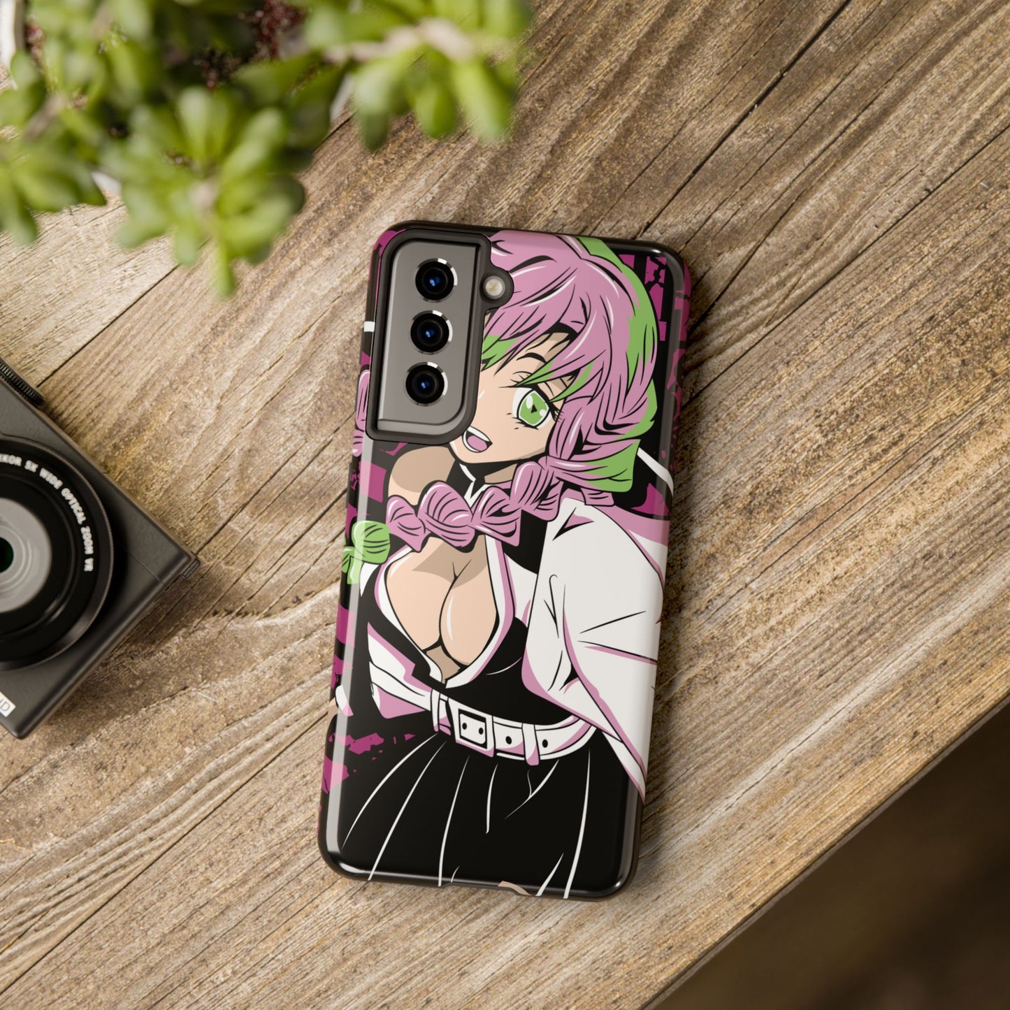 Love Hashira Mitsuri Kanroji Double Layered Phone Case | Demon Slayer-Inspired Anime Case