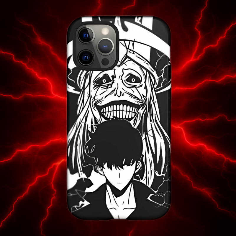 Sung Jinwoo vs Statue of God III Double Layered Phone Case