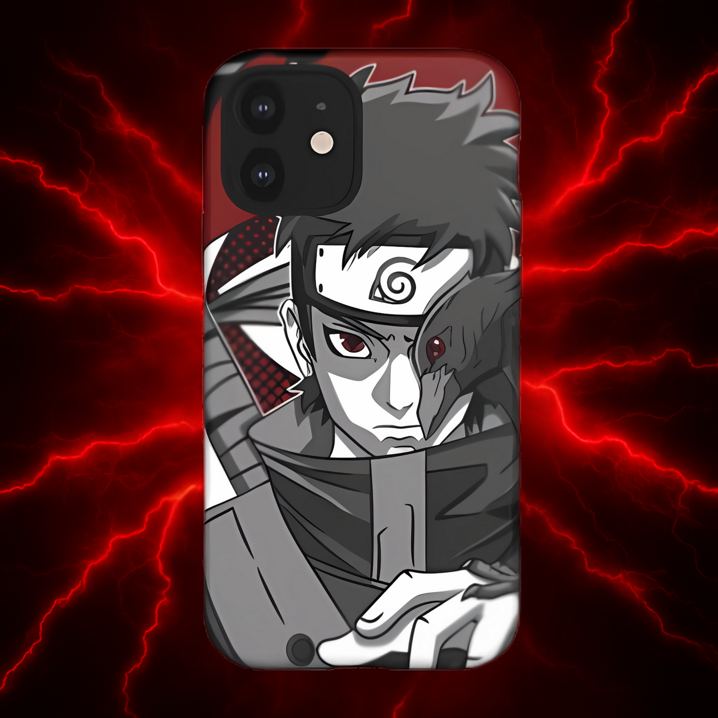 Shisui Uchiha Koto Amatsukami Double Layered Phone Case