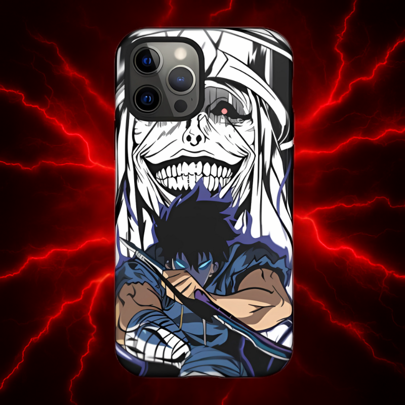 Sung Jinwoo Vs Statue Of God II Double Layered Phone Case