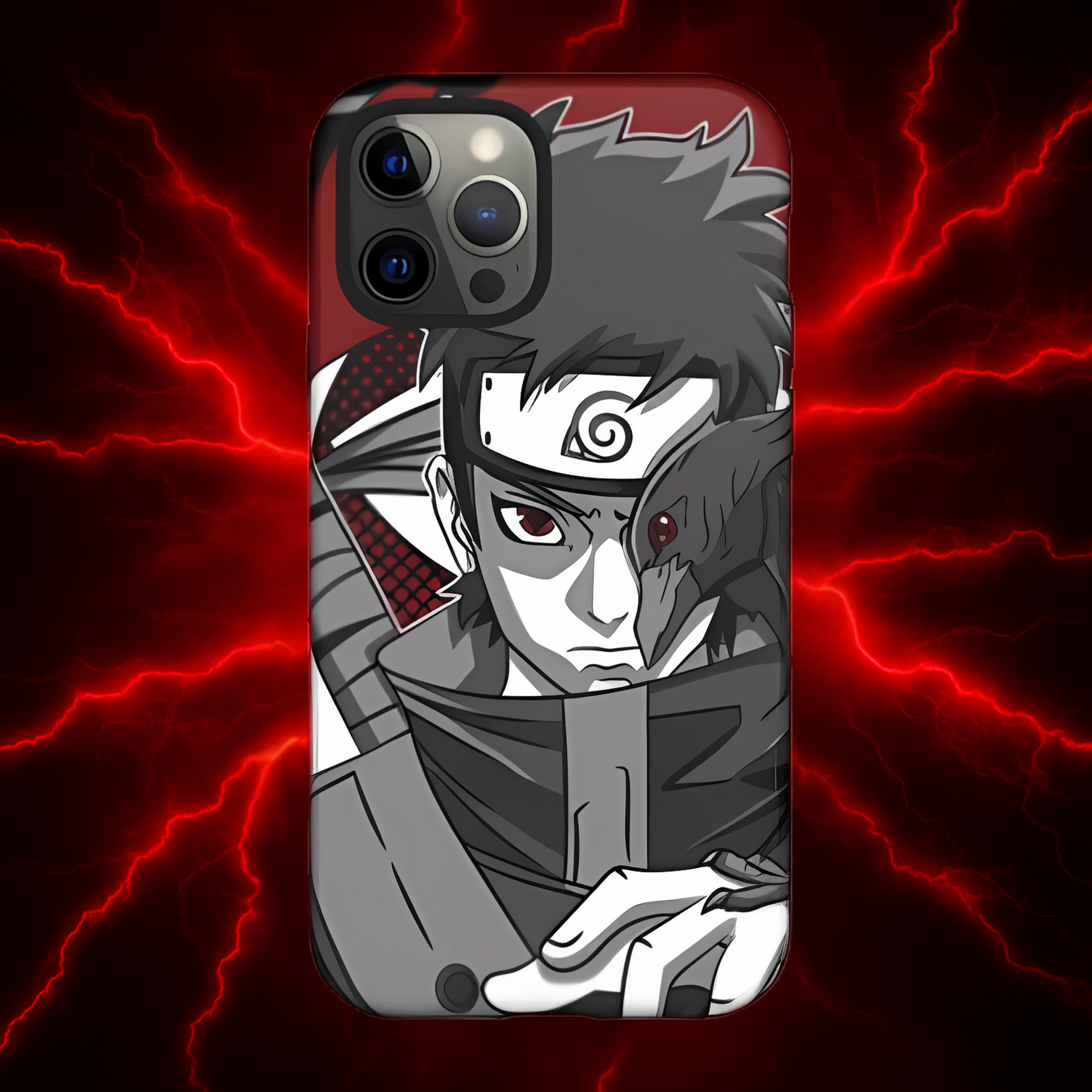 Shisui Uchiha Koto Amatsukami Double Layered Phone Case