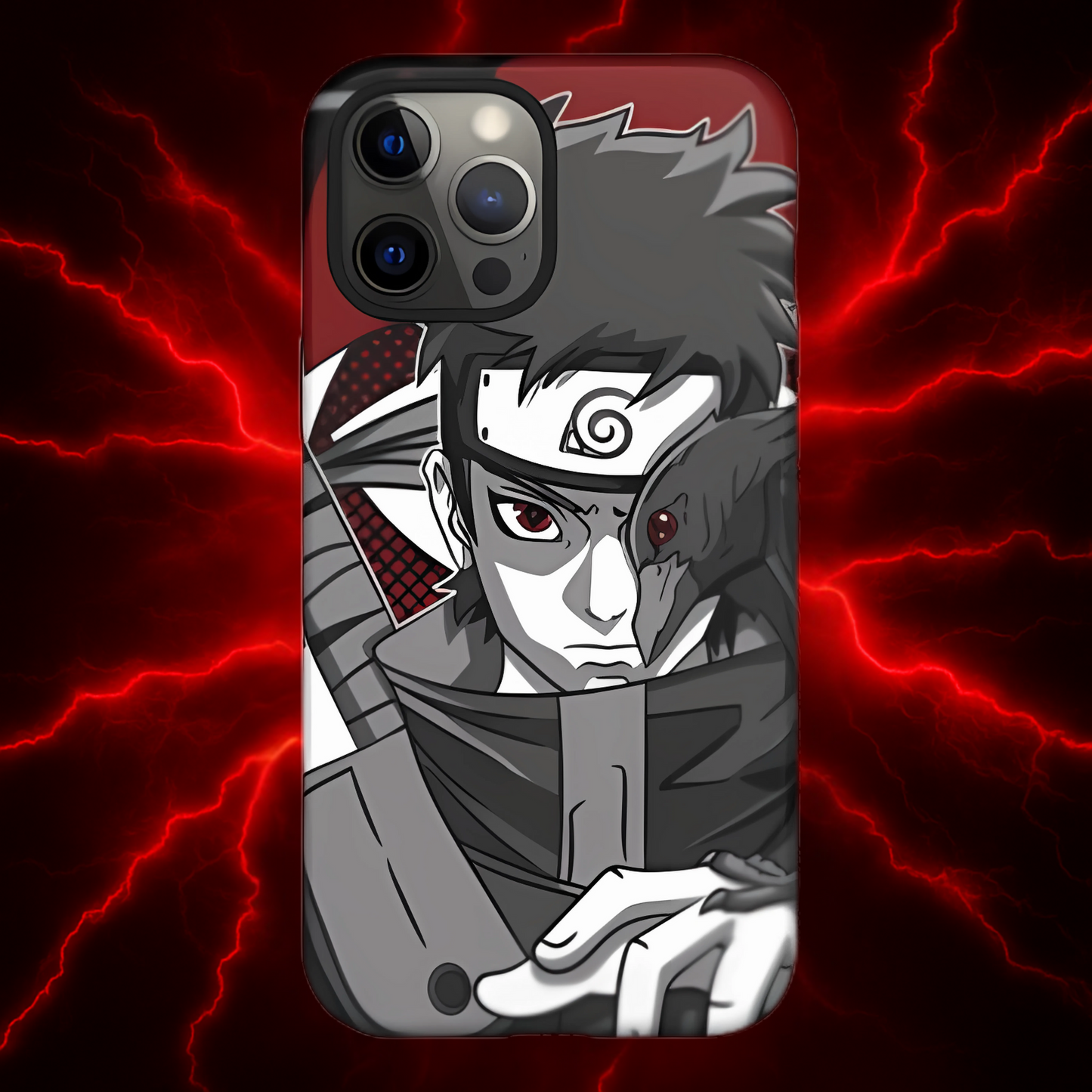 Shisui Uchiha Koto Amatsukami Double Layered Phone Case