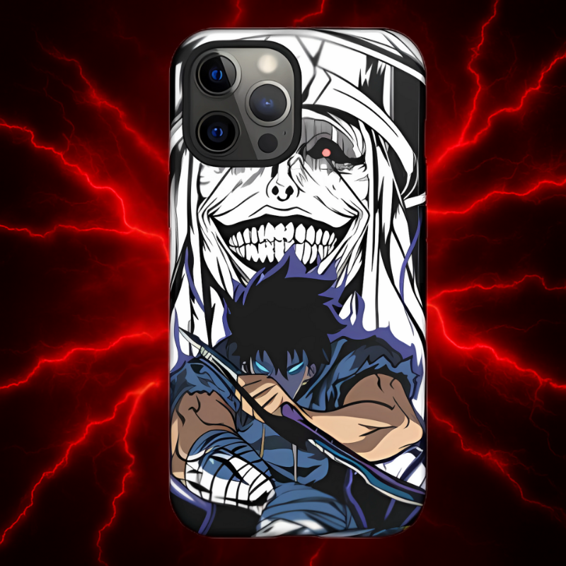 Sung Jinwoo Vs Statue Of God II Double Layered Phone Case