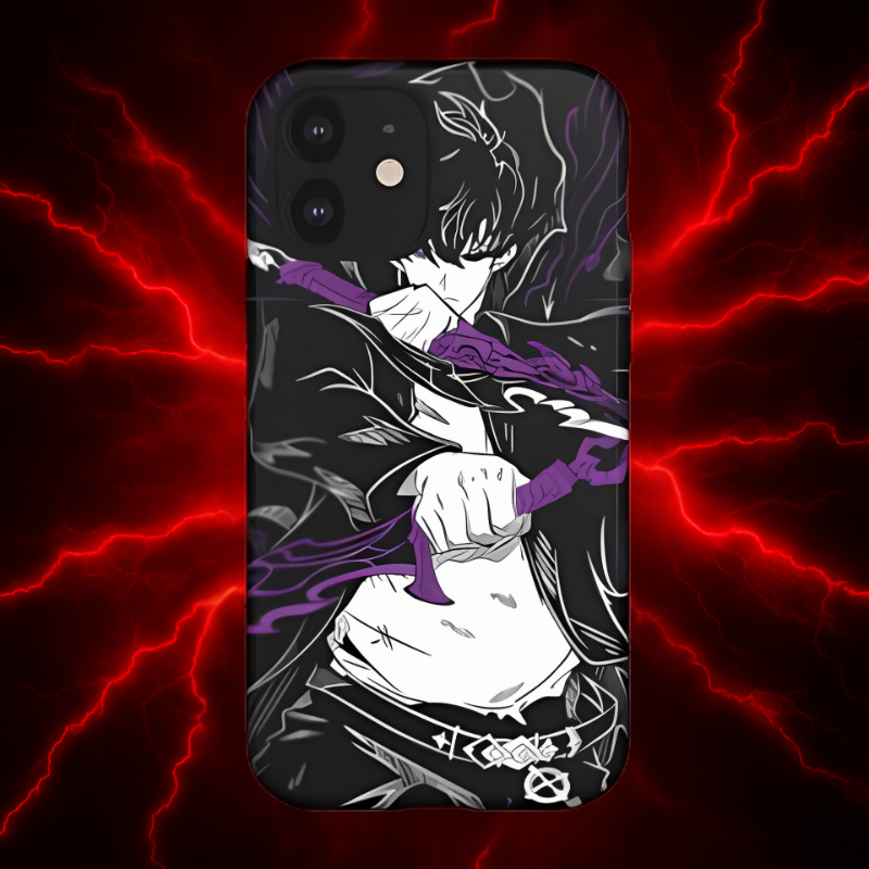 Sung Jinwoo Twin Daggers Double Layered Phone Case