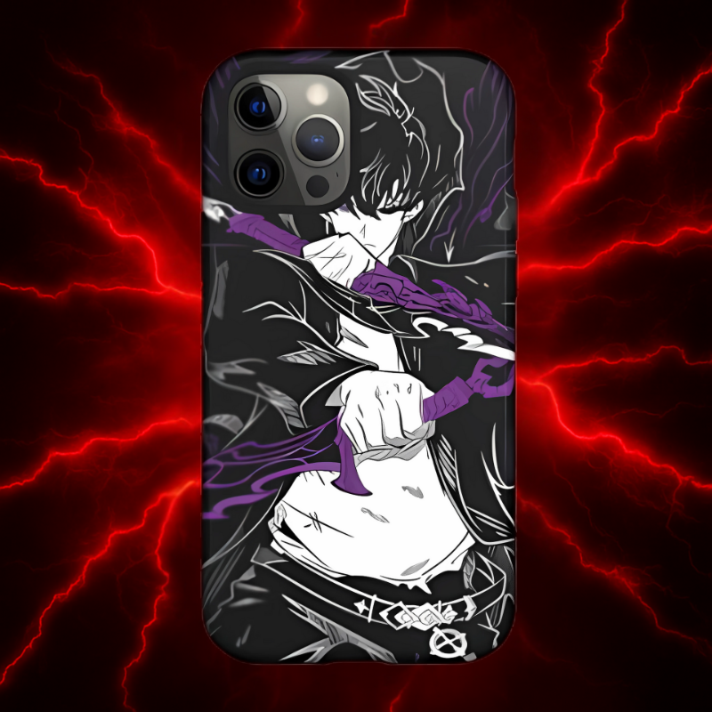 Sung Jinwoo Twin Daggers Double Layered Phone Case
