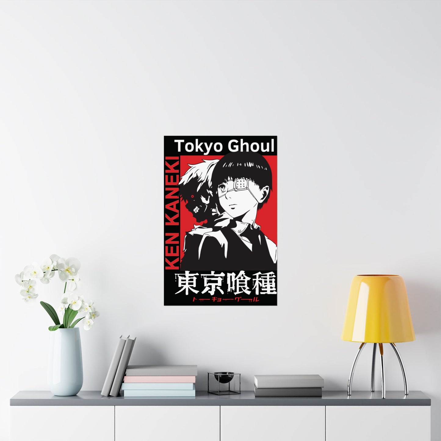 Ken Kaneki II Matte Vertical Poster | Tokyo Ghoul Anime Wall Art